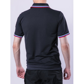 Police Polo Shirt with Short Sleeves-3