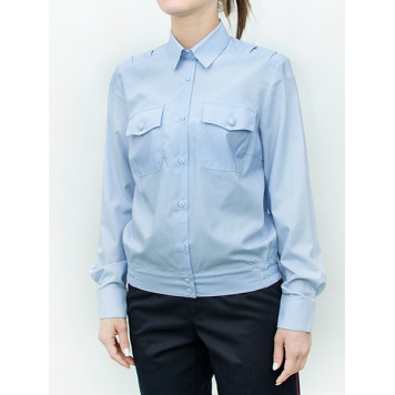 Women`s Police Long-Sleeve Shirt-1