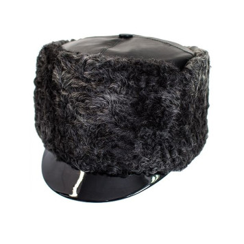 Karakul Hat with Visor
