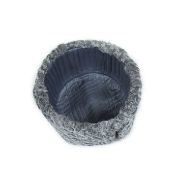Karakul Wool Officer Hat with Earflaps-1