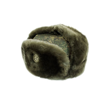 Army Winter Fur Hat with Earflaps