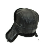 Elit Vision Leather-Top Ushanka Hat