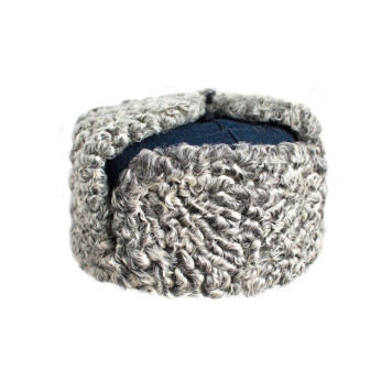 Combined Wool & Karakul Aviator Hat