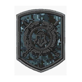 Embroidered Blue VOHR Patch with Number 242