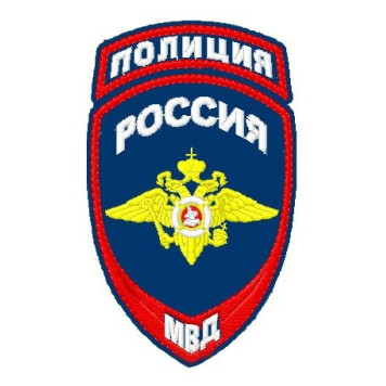 Embroidered Police Eagle Patch 04-12