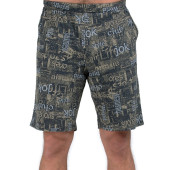Tactical Cotton Shorts with Letter Print