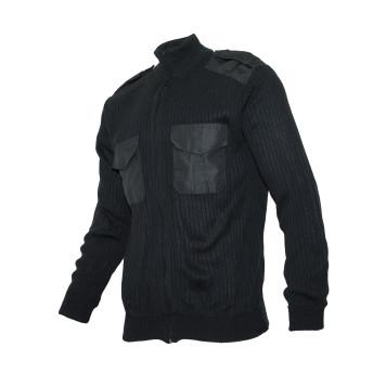 Zippered Police Sweater