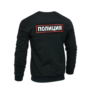 Police Fleece Sweatshirt with Brushed Inner-1