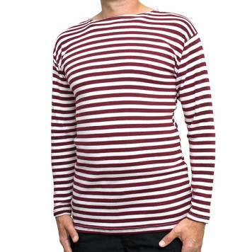 Interlock Knit Sailor Striped Shirt