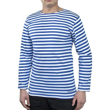 Classic Long-Sleeve Striped Sailor Shirt