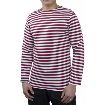Classic Long-Sleeve Striped Sailor Shirt-2