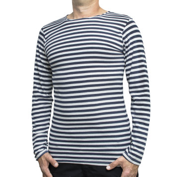 Classic Long-Sleeve Striped Sailor Shirt-3