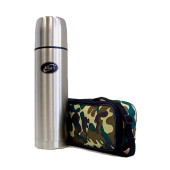 1.0L Camouflage Thermos with Protective Case NBP-1000B 1.0L Camouflage Thermos with Protective Case NBP-1000B