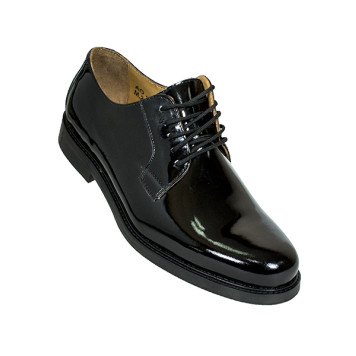 High-Quality Glossy Leather Officer Shoes 2801