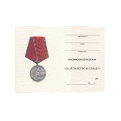 Medal Certificate for Courage and Bravery