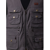Tactical Vest with Snap Button Pockets L201 Tactical Vest with Snap Button Pockets L201