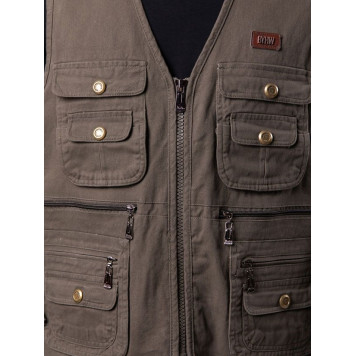 Tactical Vest with Snap Button Pockets L201-3