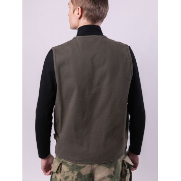 Tactical Vest with Snap Button Pockets L201-4