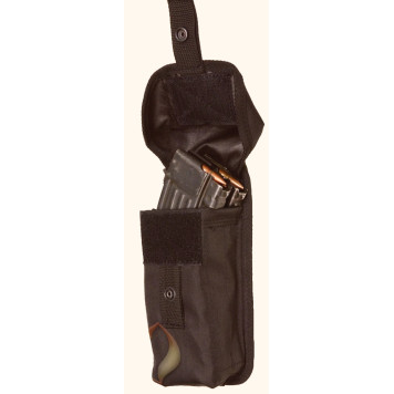 Double 2AK Magazine Black Pouch-2