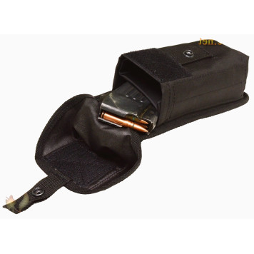 Double 2AK Magazine Black Pouch-3