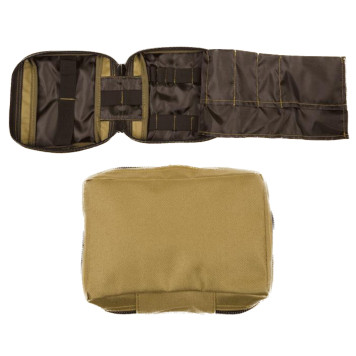 First Aid Kit Foldable Khaki Pouch