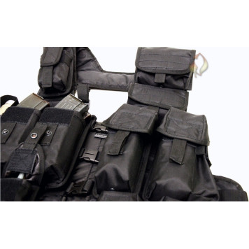 Vest "GRANIT" Modular MOLLE Set Black-1