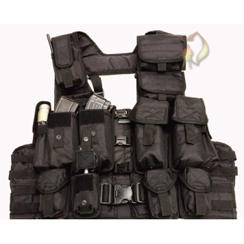 Vest "GRANIT" Modular MOLLE Set Black-2