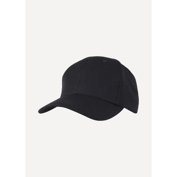 Tactical Black Rip-Stop Baseball Cap (6 Panels)