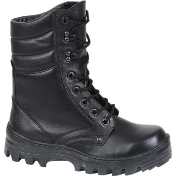 Leather-Lined Crossing Combat Boots
