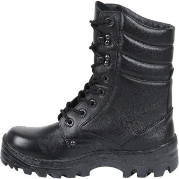 Leather-Lined Crossing Combat Boots-2