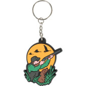Hunter Keychain Rubber Plastic