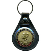 Russia Veteran State Security Keychain with Backing