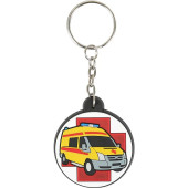 Emergency Response Keychain - Rubber and Plastic