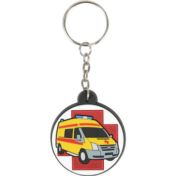 Emergency Response Keychain - Rubber and Plastic