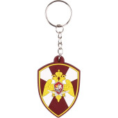 Rosgvardia Emblem Rubber Keychain
