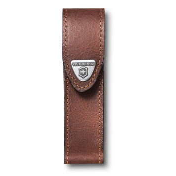 Victorinox Leather Belt Pouch 4.0547 - Brown Genuine Leather