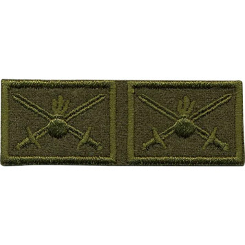 New Style Army Patch Embroidered Silk Land Forces Insignia