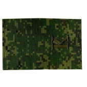 Olive Digital Flora Silk Embroidered Cadet Shoulder Boards without Velcro