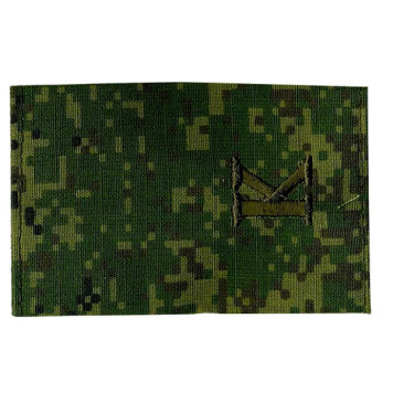 Olive Digital Flora Silk Embroidered Cadet Shoulder Boards without Velcro