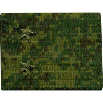 Digital Flora Lieutenant Silk Embroidered Rank Insignia