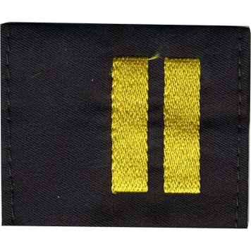 Silk Embroidered Junior Sergeant MVD Police Rank Insignia without Velcro