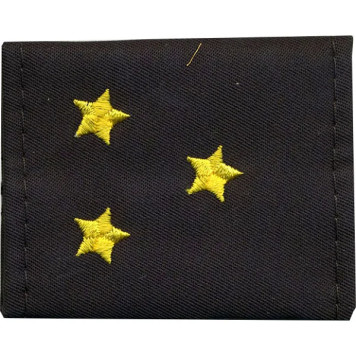 Silk Embroidered Senior Lieutenant Rank Insignia without Velcro for Ministry of Internal Affairs Police