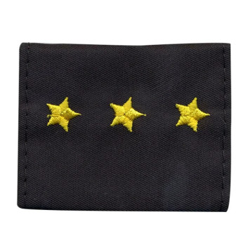 Silk Embroidered Senior Warrant Officer Police Rank Insignia without Velcro