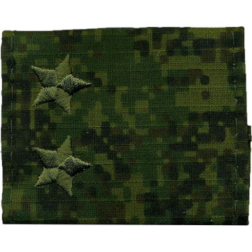 Colonel Digital Flora Silk Embroidered Rank Insignia