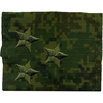 Colonel Digital Flora Silk Embroidered Rank Insignia without Velcro