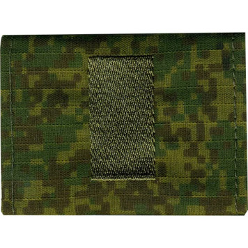 Senior Sergeant Digital Flora Silk Embroidered Rank Insignia without Velcro