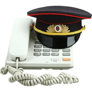 Embroidered Police Souvenir Cap