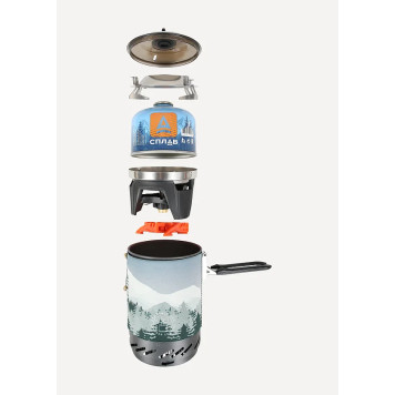 FastBoil Track Camping Stove with Pot-12