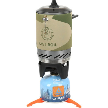 FastBoil Track Tactical Burner with Pot-10