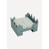 Portable Solid Fuel Burner with Stand - Track